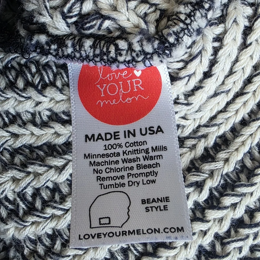 Love your Melon PAIR Of 2  knit beanies Size One size Excellcent Condition